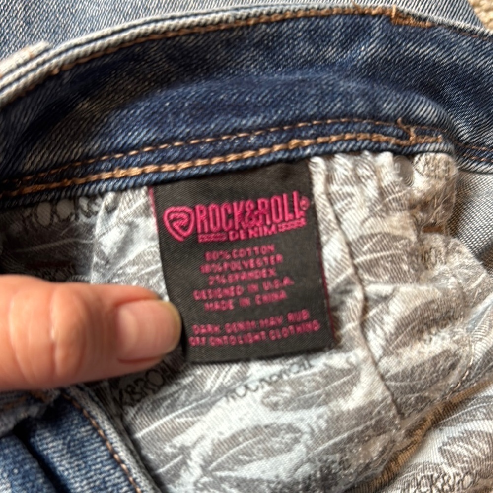 Rock and Roll Denim boot cut mid rise Jeans - Picture 9 of 15